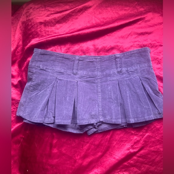 Free People Micro Mini Corduroy Skort Sz.6 - Picture 1 of 7